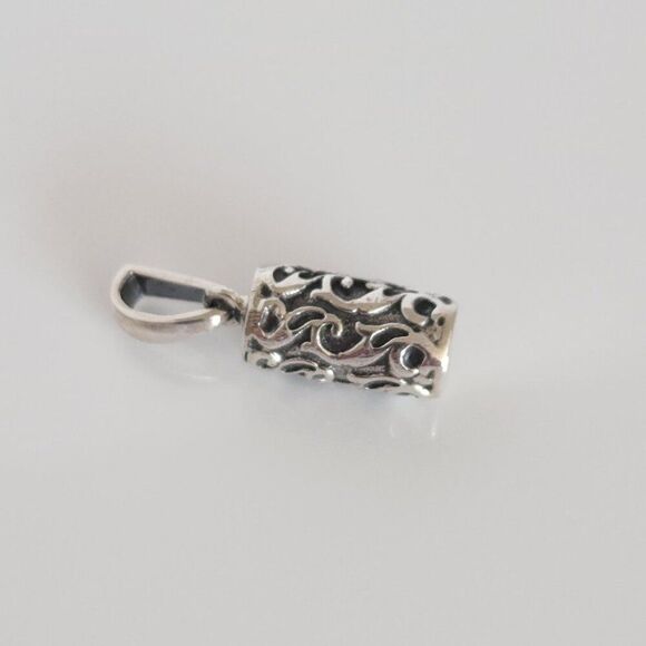 Sterling Silver Pendants SET of 3 and One Stainless Steel Chain - Picture 3 of 12